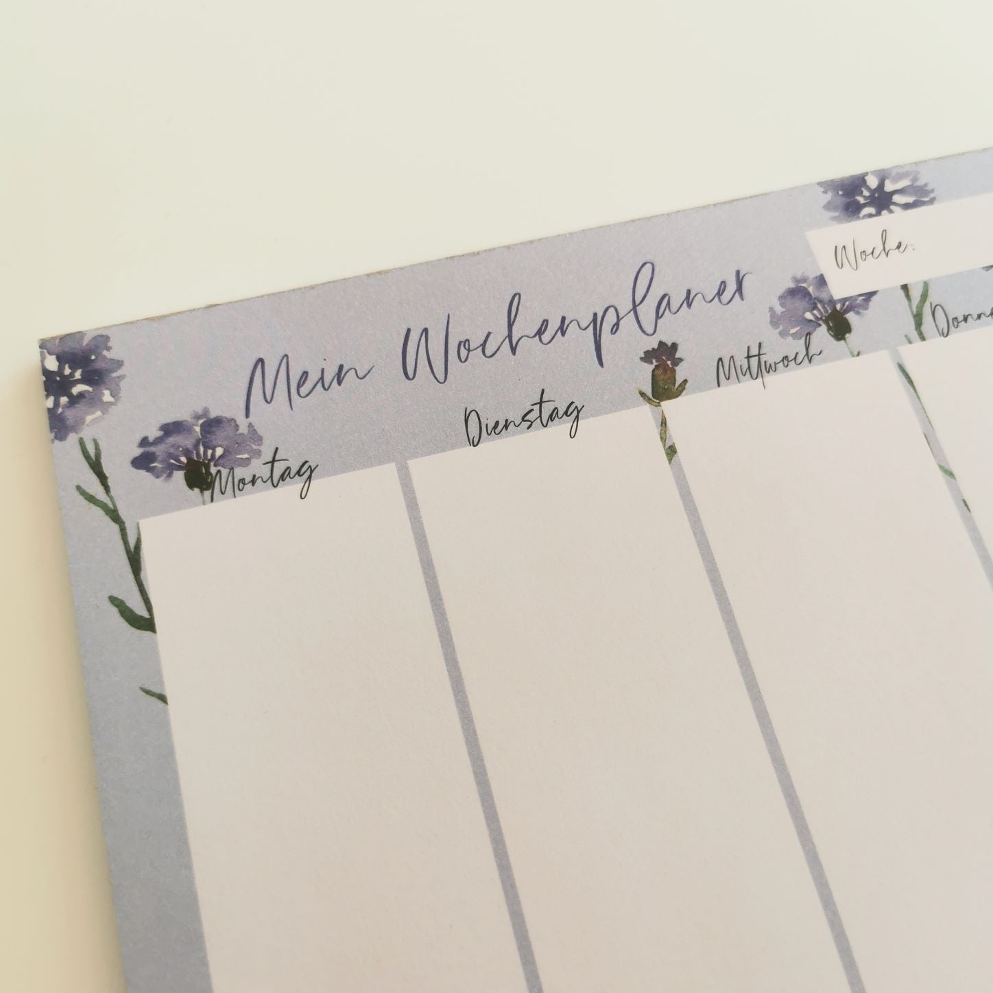 Wochenplaner "Kornblumen" von Mädchenkunst